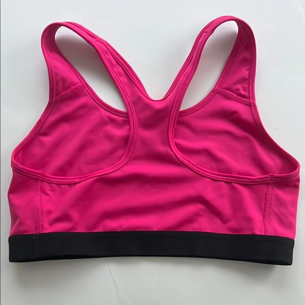 Nike Pink and Black‎ Racerback Sports Bra